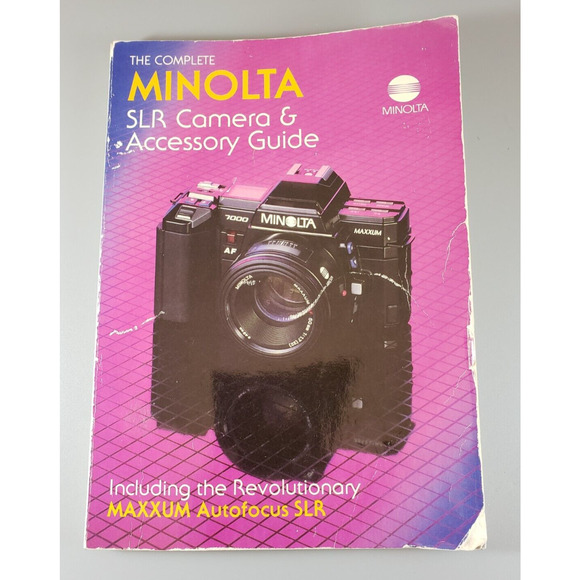 Complete Minolta Single Lens Reflex Camera and Accessory Guide Minolta Paperback - Picture 1 of 2